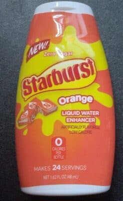 Orange Flavored Liquid Water Enhancer
