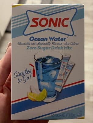 Ocean Water Flavored Zero Sugar Drink Mix Singles To Go!