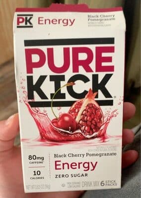Black Cherry Pomegranate Flavored Energy Drink Mix