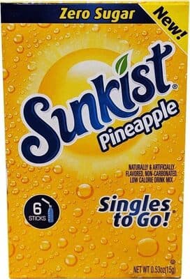 Pineapple Flavored Low Calorie Drink Mix