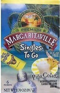 Pina Colada Flavored Zero Sugar Low Calorie Drink Mix
