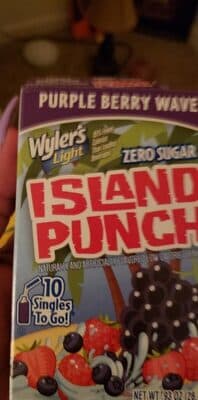 Purple Berry Wave Island Punch Low Calorie Drink Mix