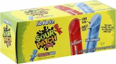 Redberry Blue Raspberry Flavored Freezer Bars