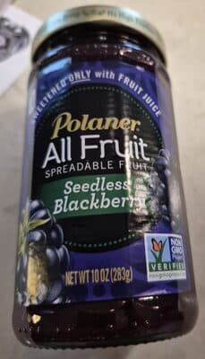 Polaner All Fruit Seedless Blackberry Fruit Spread