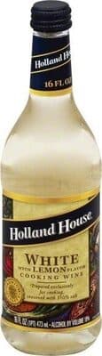 White Cooking Wine with Lemon
