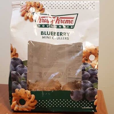 Blueberry Mini Crullers Doughnuts