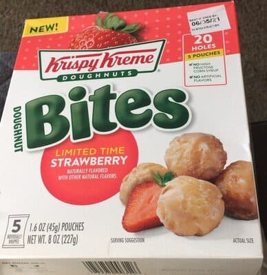 Strawberry Doughnut Bites