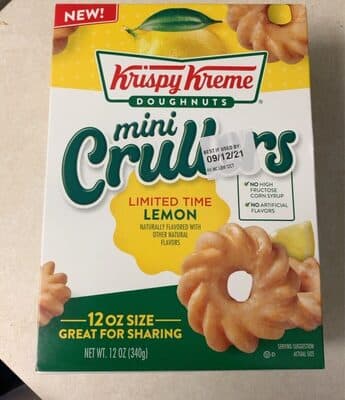 Lemon Mini Crullers Doughnuts