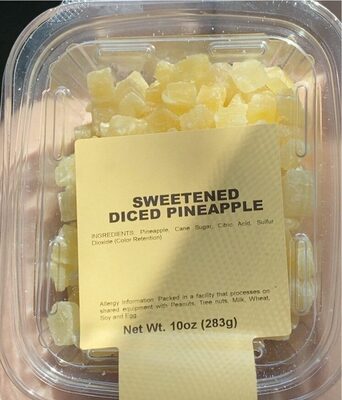 Sweetened Diced Pineapple