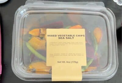 Mixed Vegetable Chips with Sea Salt