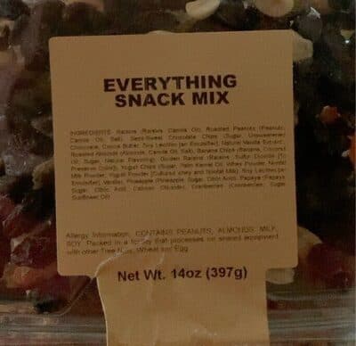 Everything snack mix