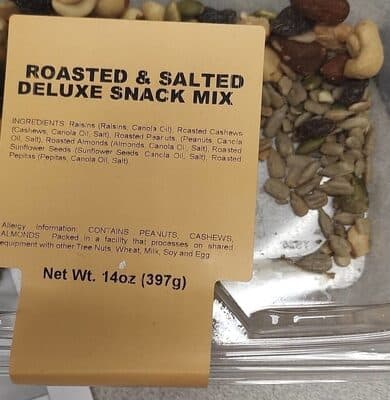 Roasted and Salted Deluxe Snack Mix