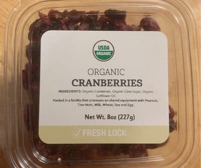 Organic Cranberries