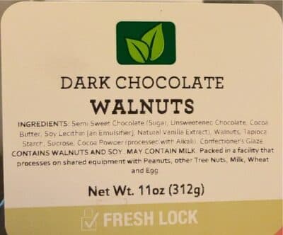 Dark Chocolate Walnuts