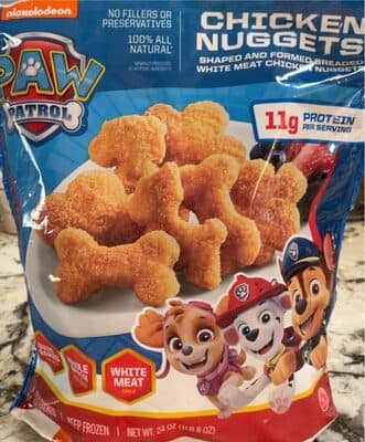 Paw Patrol Chicken Nuggets
