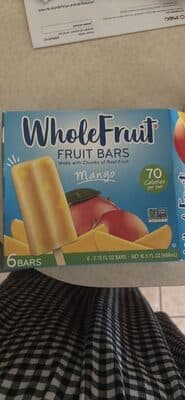 Mango Made with Chunks of Real Fruit Bars