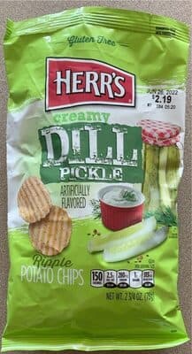 Creamy Dill Pickle Potato Chips