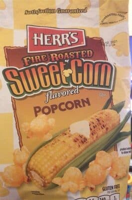 Fire Roasted Sweet Corn Flavored Popcorn