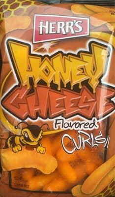 Honey cheese flavored crisp