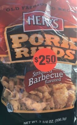Smoked Barbecue Flavored Pork Rinds