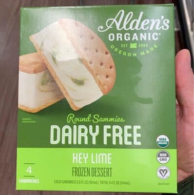 Key Lime Round Sammies Dairy Free Frozen Dessert