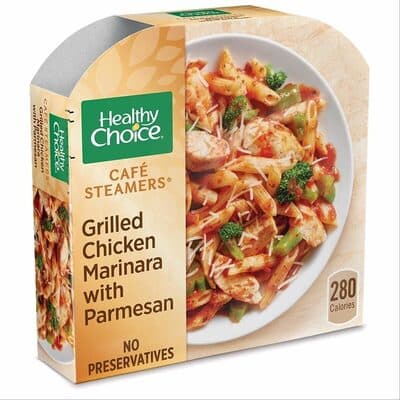 Grilled Chicken Marinara with Parmesan, Grilled Chicken Breast with Penne Pasta & Broccoli in a Zesty Marinara Sauce