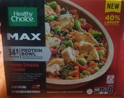 Honey Sriracha Chicken Grilled Chicken Breast With Vegetables Served On Top Of A Multigrain Blend With A Sweet & Spicy Chili Sauce Topped With Green Onions