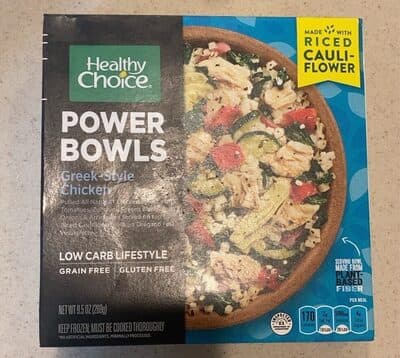 Greek-Style Chicken Pulled All Natural Chicken Breast With Tomatoes, Zucchini, Greens Blend, Red Onions & Artichokes Served On Top Of Riced Cauliflower With An Oregano Feta Vinaigrette Power Bowls