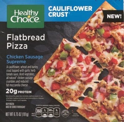 Cauliflower Crust Flatbread Pizza