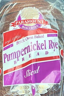 PARAMOUNT, NEW-YORK STYLE PUMPERNICKEL RYE BREAD