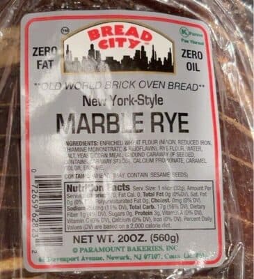 New York-Style Marble Rye Bread
