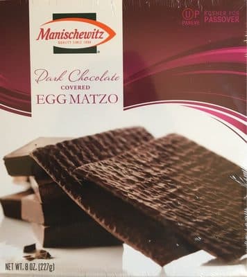 DARK CHOCOLATE COVERED EGG MATZO