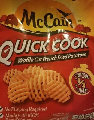 Waffle Cut French Fried Potatoes