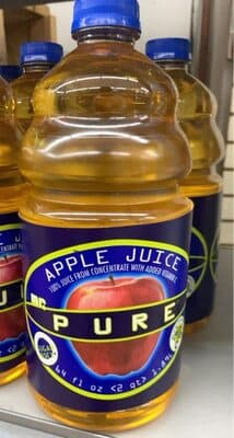 Mr pure apple juice