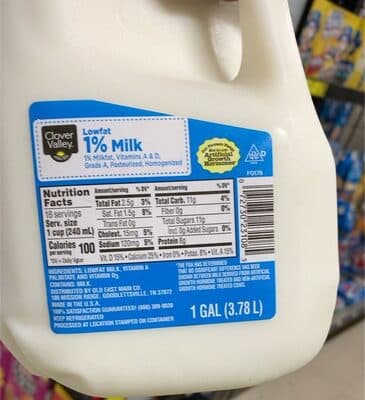 Reduced Fat Milk