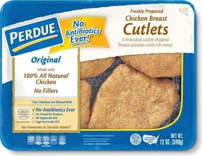 Refrigerated Breaded Chicken Breast Cutlets