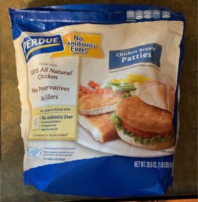 Breaded Chicken Breast Patties With Rib Meat