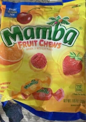 Mamba Fruit Flavor Mix Fruit Chews