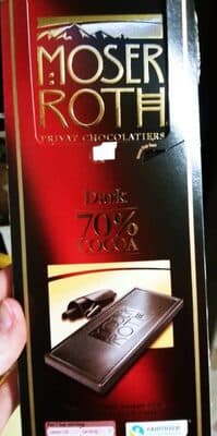 Dark 70% cocoa