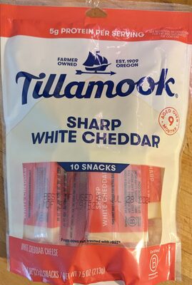 Sharp White Cheddar Cheese Snack Portions