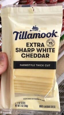 Extra Sharp White Cheddar Farm Style Thick Cut Cheese