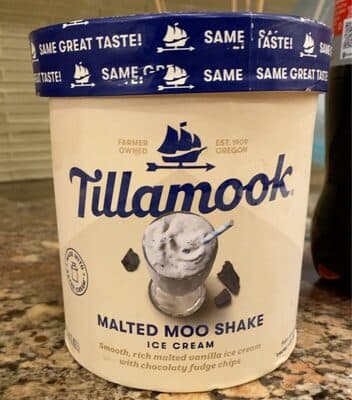 Tillamook Malted Moo Shake Ice Cream