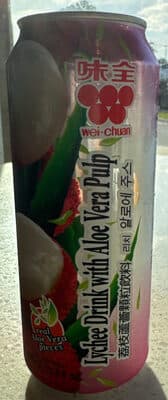 Lychee Drink With Aloe Vera Pulp