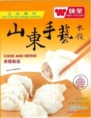 Shandong pork & corn dumpling