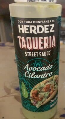 Avocado Cilantro Taqueria Street Taco Sauce