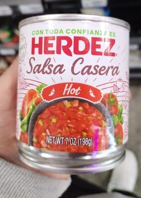 Herdez Salsa Casera, Hot