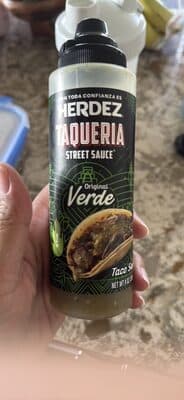 Herdez Mild Original Verde Taqueria Street Taco Sauce