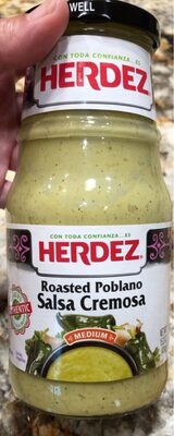 Medium Roasted Poblano Salsa Cremosa