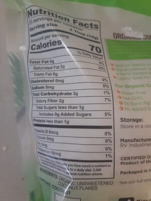 ORGANIC COCONUT FLAKES