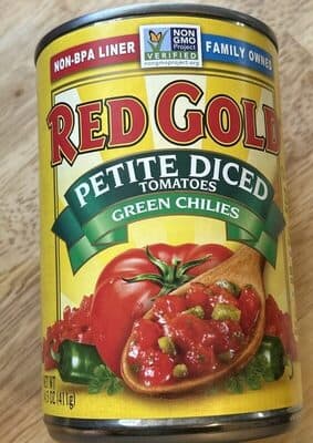 Green Chilies Petite Diced Tomatoes